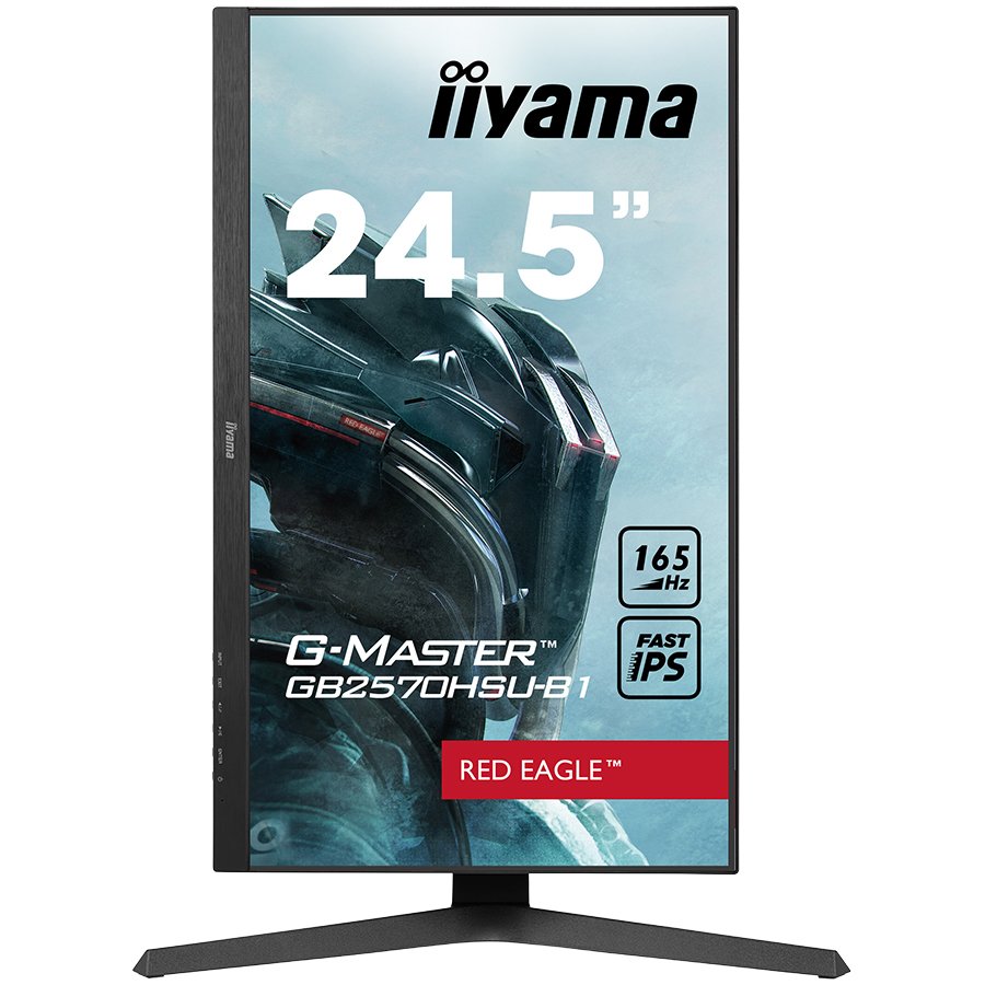 IIYAMA G-Master Red Eagle GB2570HSU-B1 – 24.5″ gaming monitor (165 Hz, 1 ms)