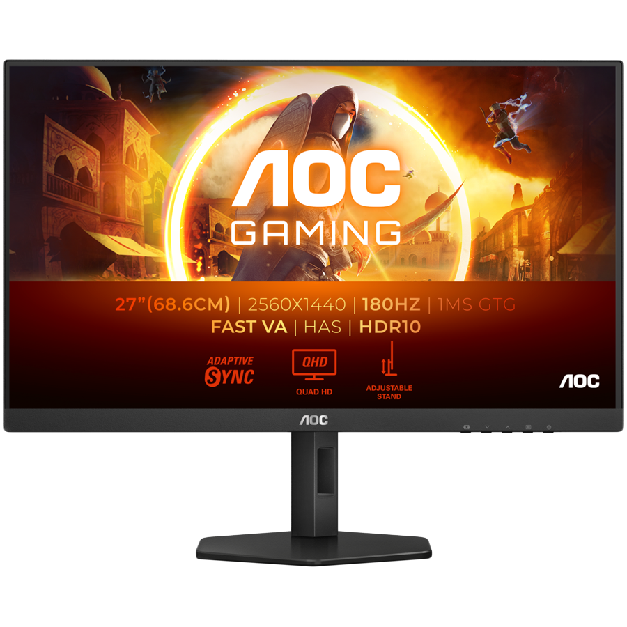 AOC Q27G4XN – 27″ QHD VA gaming monitor (180 Hz, HDR10)