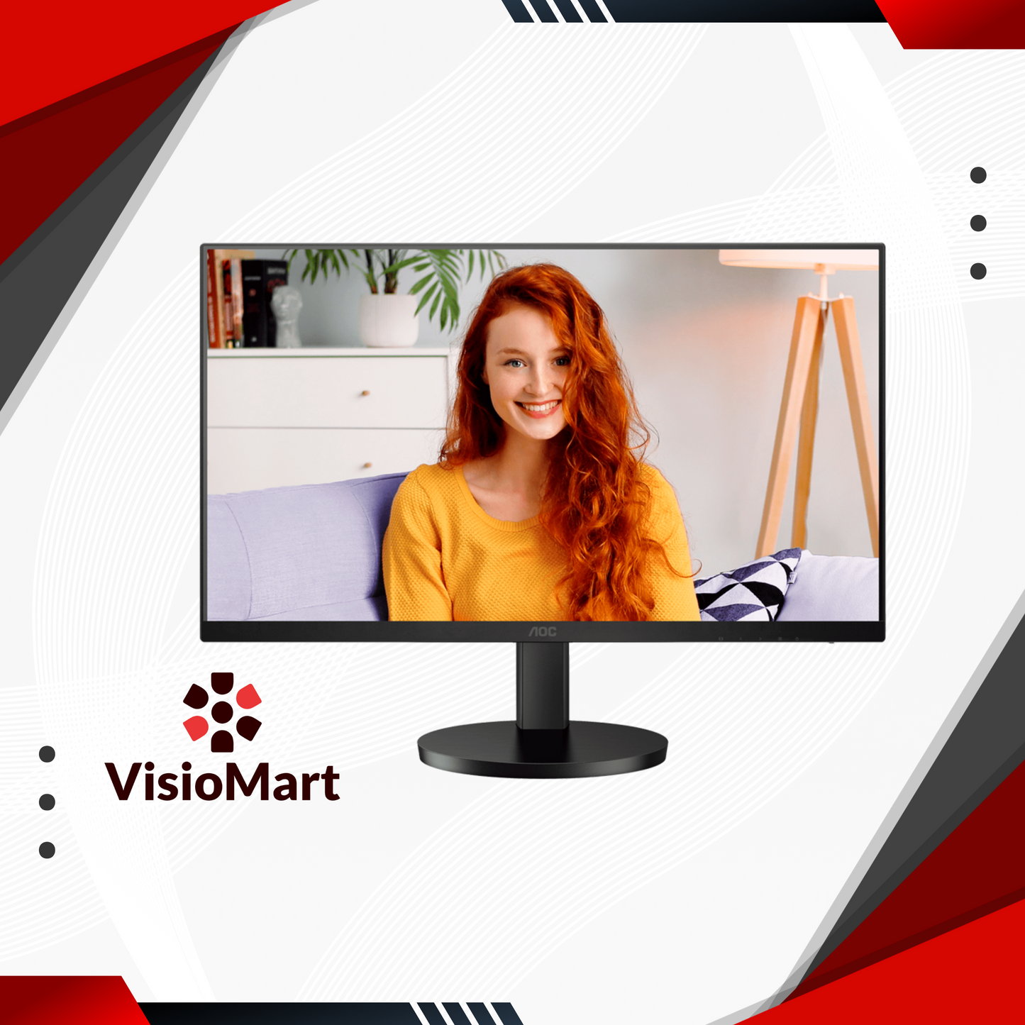 AOC U27B3CF – 27″ 4K UHD IPS monitor (USB-C, HDR10, zvučnici)