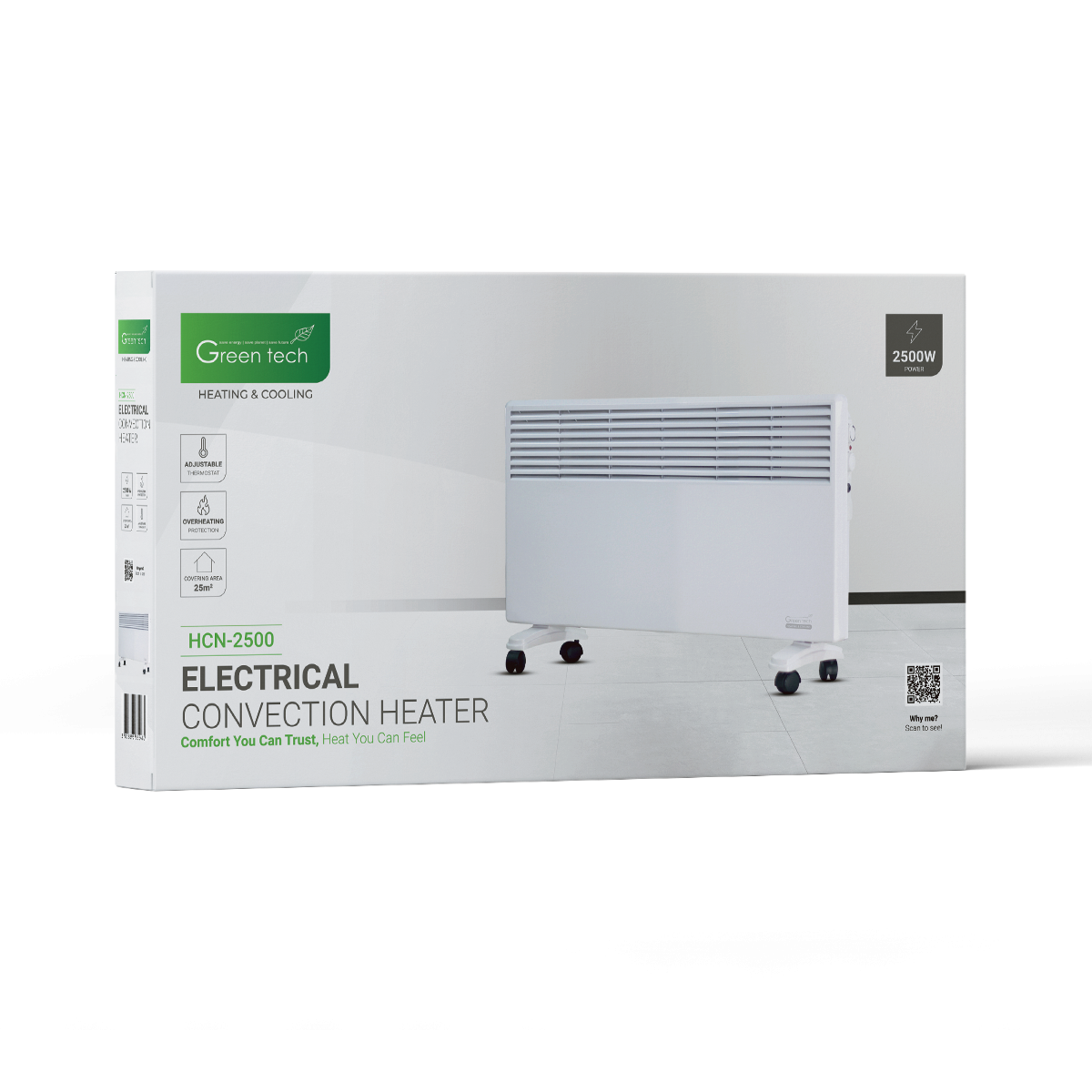 Konvektorska grijalica Green Tech 2500W