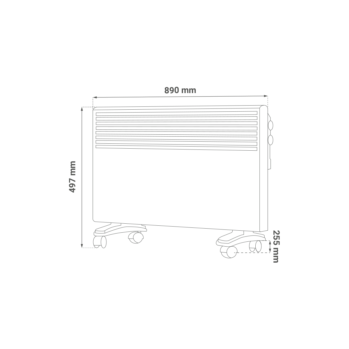 Konvektorska grijalica Green Tech 2500W