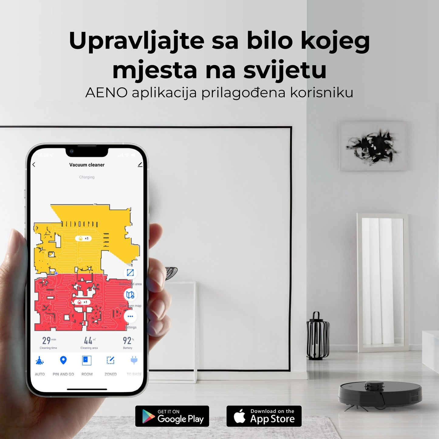 AENO Robot Usisivač RC3S