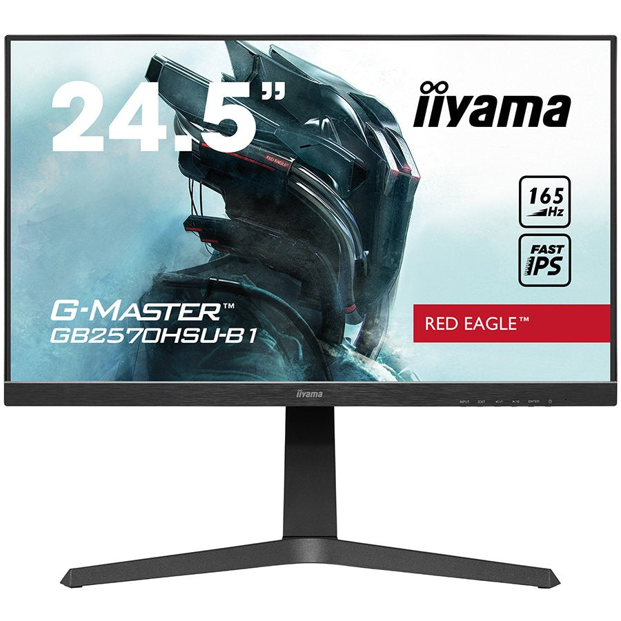IIYAMA G-Master Red Eagle GB2570HSU-B1 – 24.5″ gaming monitor (165 Hz, 1 ms)