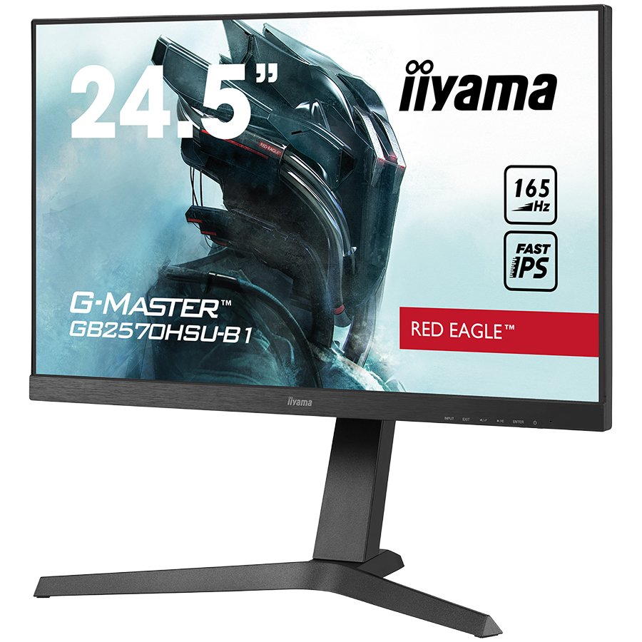 IIYAMA G-Master Red Eagle GB2570HSU-B1 – 24.5″ gaming monitor (165 Hz, 1 ms)