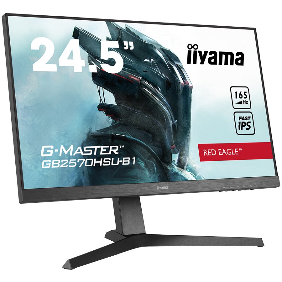IIYAMA G-Master Red Eagle GB2570HSU-B1 – 24.5″ gaming monitor (165 Hz, 1 ms)